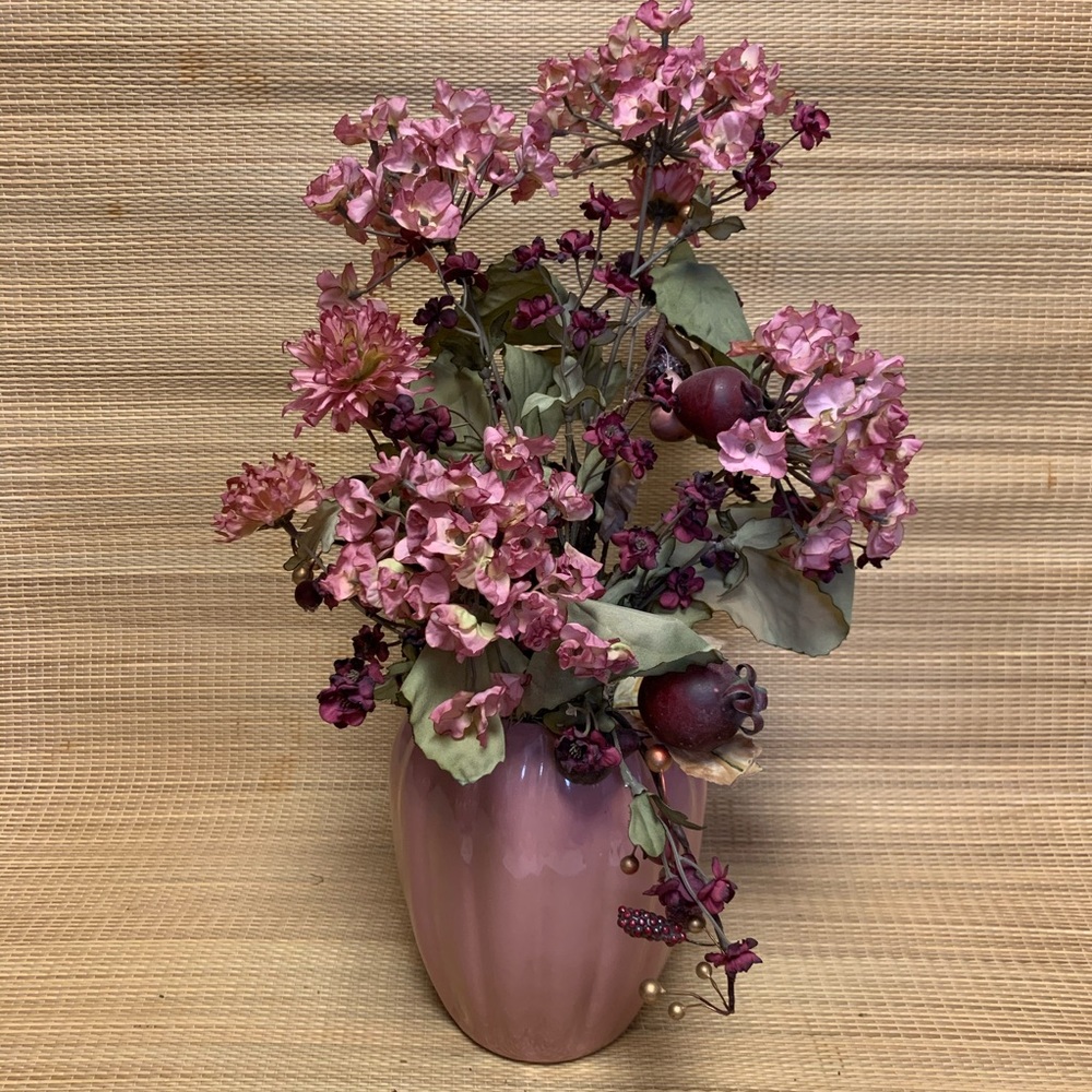 Pretty Plum Faux Flowers